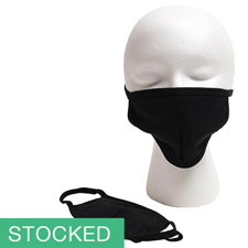 56521_PPE - Reusable Black Cotton Mask, pack of 10